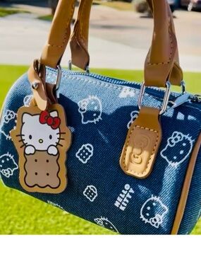 Hello Kitty Denim Crossbody Mini Bag/ Handbags